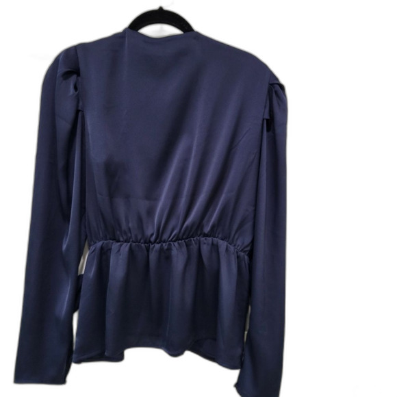 NEW Navy Blouse by Express Large - Picture 3 of 5